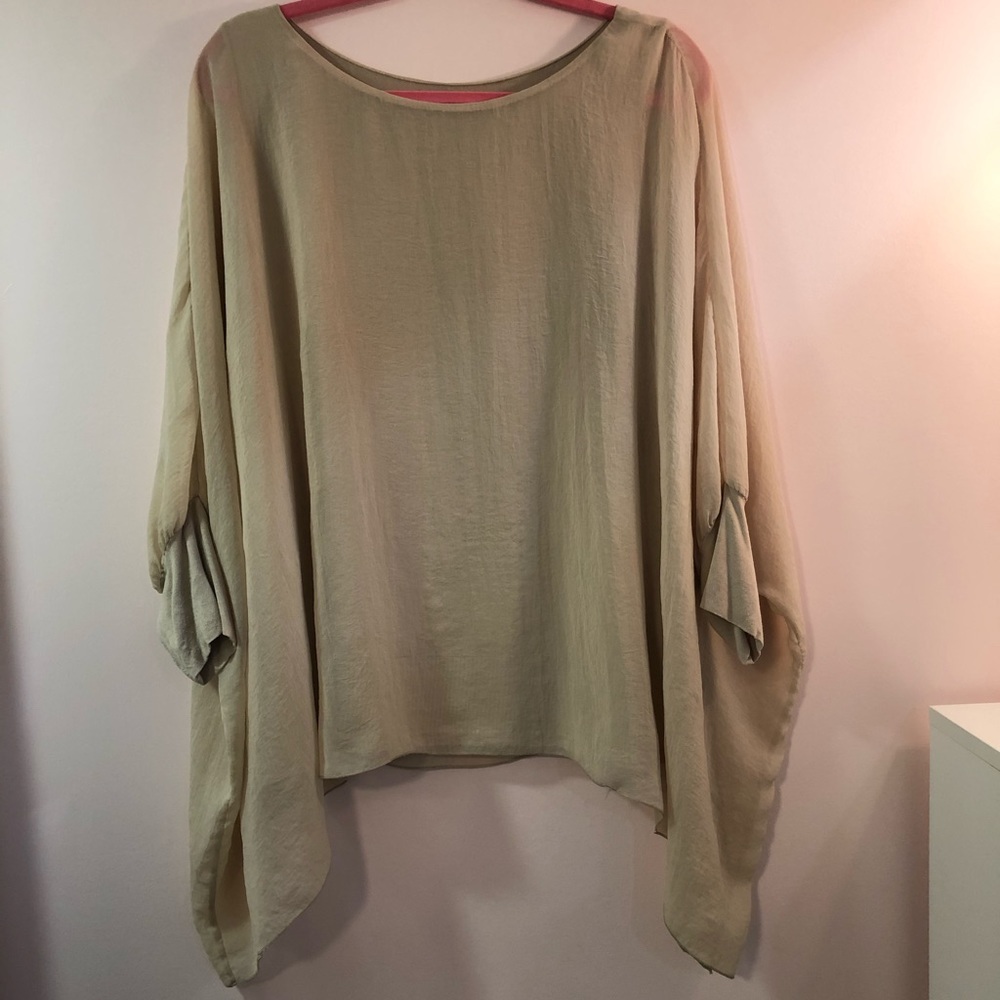 Chico's Black Label tan tunic size 16